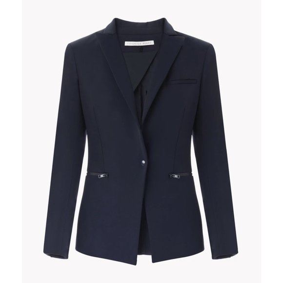 Veronica Beard Jackets & Blazers - 🆕 Veronica Beard Scuba Snap Navy Blazer